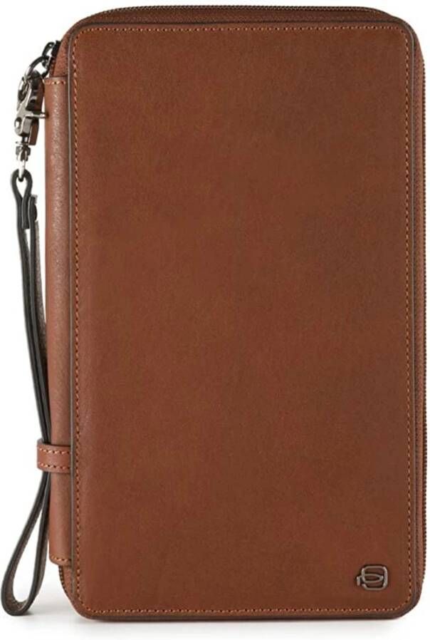 Piquadro RFID-portemonnee met ritssluiting Brown Heren