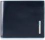 Piquadro Blauw Square Portemonnee met Rfid Bescherming Blue Heren - Thumbnail 1