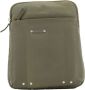 Piquadro Platte Leren Tas voor Mannen Green Heren - Thumbnail 1
