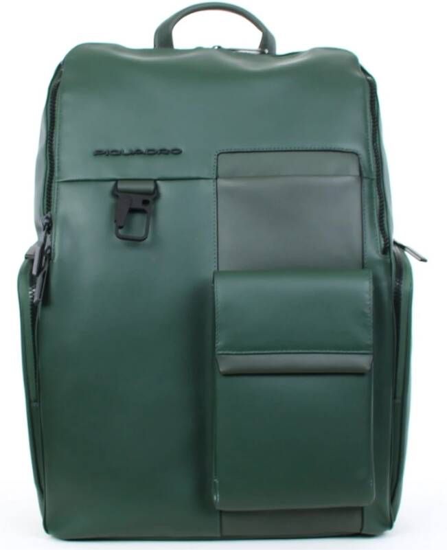Piquadro Uni Bags Bucket Bag Backpack Green Ss23 Groen Unisex