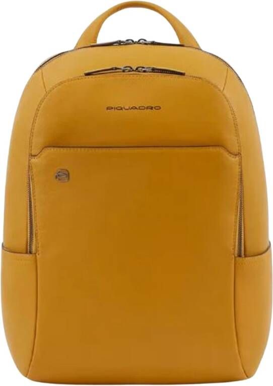 Piquadro Uni Bags Bucket Bag Backpack Yellow Ss23 Geel Unisex