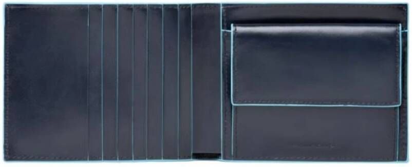 Piquadro Wallet Pu1239B2R Blauw Dames