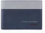 Piquadro Grijze Leren Portemonnee Rfid Bescherming Multicolor Heren - Thumbnail 1