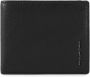 Piquadro Smalle Leren Portemonnee Black Heren - Thumbnail 3