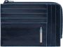 Piquadro Blauwe Portemonnee Rfid Bescherming Horizontaal Blue Unisex - Thumbnail 2