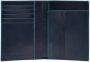 Piquadro Blauwe Square Verticale Portemonnee Blue Heren - Thumbnail 1
