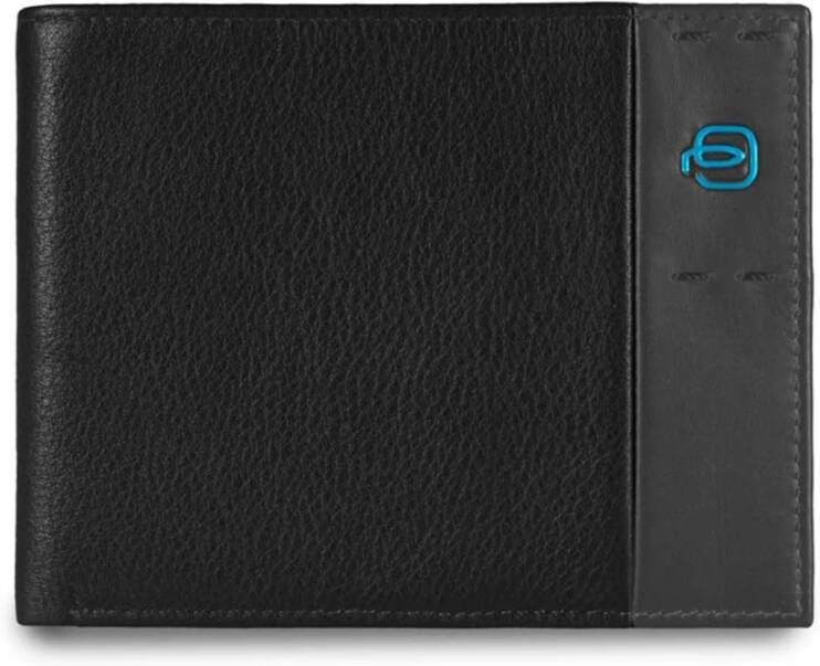 Piquadro Wallets zwart Heren