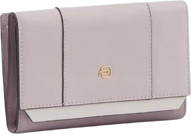 Piquadro Women Accessories Wallets Purple Ss23 Grijs Dames