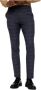 Plain Units Donkerblauw geruit Mix en Match Broek Blauw Heren - Thumbnail 1