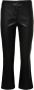 Plain Units Leather Trousers Zwart Dames - Thumbnail 1