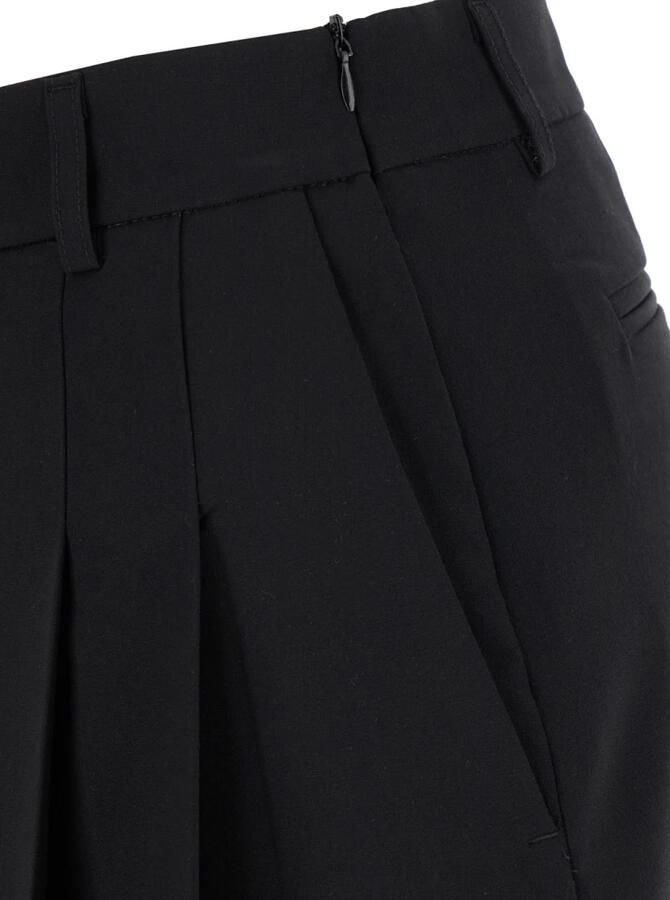 Plain Units Zwarte Minirok met Geplooide Stijl Black Dames - Foto 3