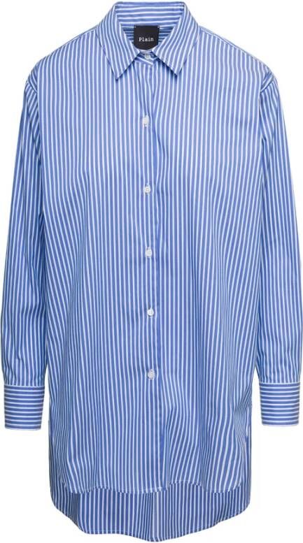 Plain Units Shirts Blauw Dames