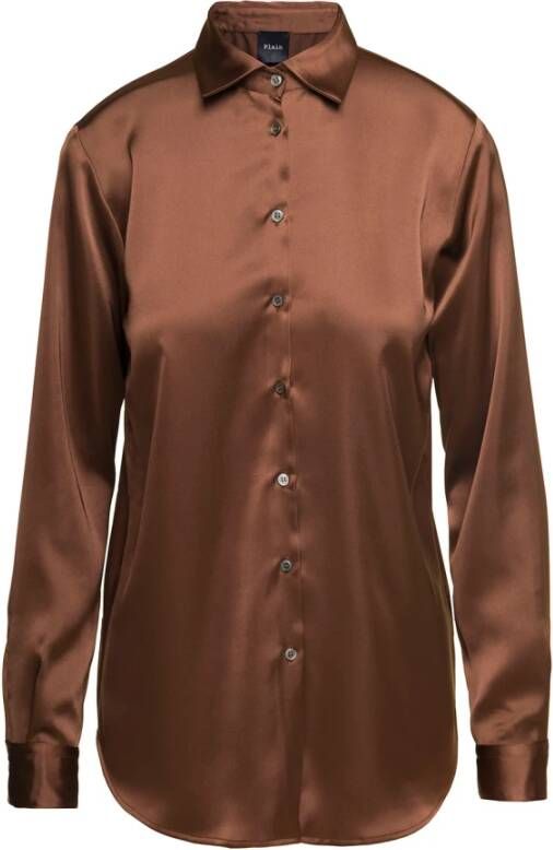 Plain Units Shirts Bruin Dames