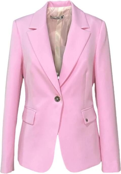Please Katoenen Jassen en Blazers Roze Jas Pink Dames
