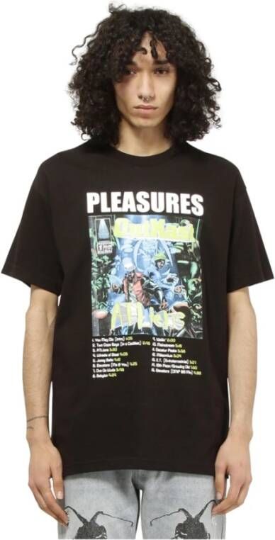 Pleasures Atliens T-shirt Zwart Heren