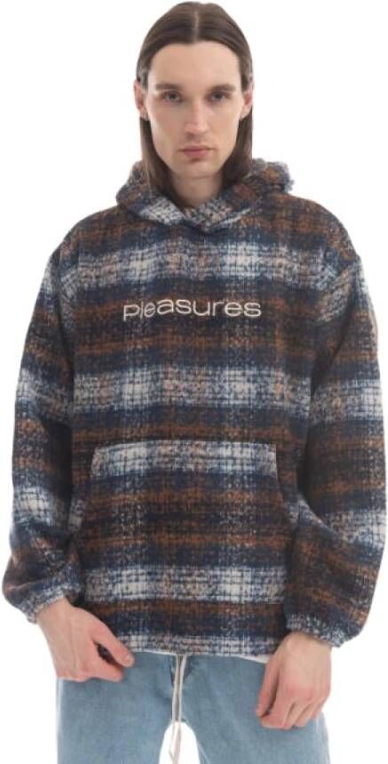 Pleasures Hoodies Bruin Heren