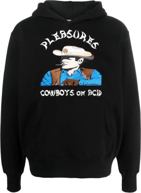 Pleasures Hoodies Zwart Heren