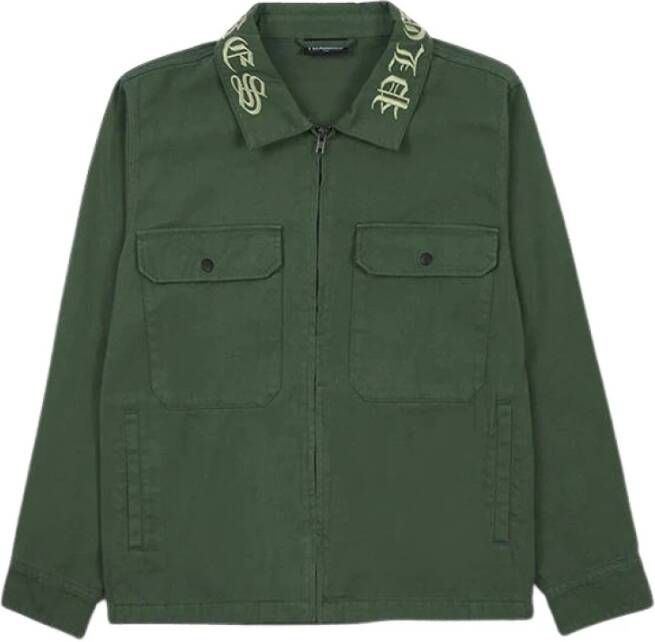 Pleasures Lichte jassen Green Heren
