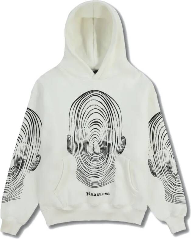 Pleasures Off White Schuldig Hoodie White Heren