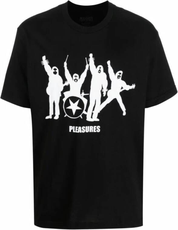Pleasures P22Su040 T-shirts Zwart Heren