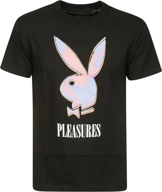 Pleasures POP T-shirt Black White Heren