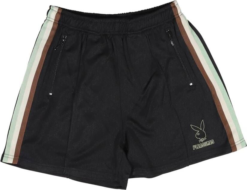 Pleasures Slechte track shorts Zwart Heren