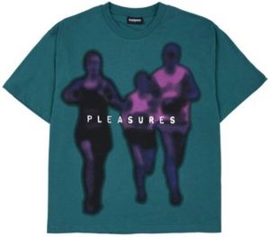 Pleasures t-shirt Groen Heren