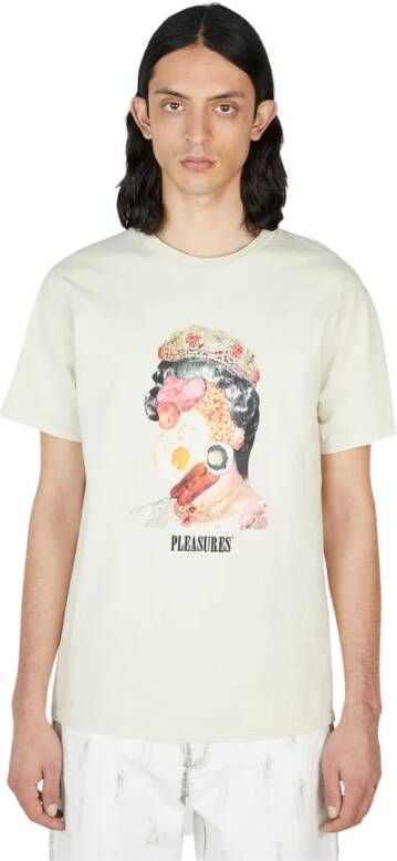 Pleasures T-Shirts Beige Heren