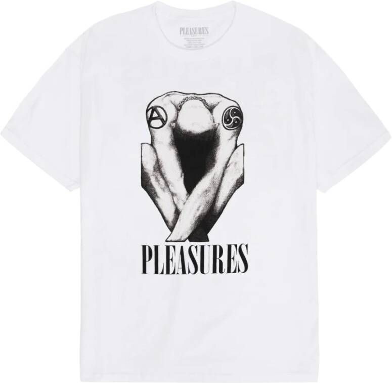Pleasures T-Shirts White Heren