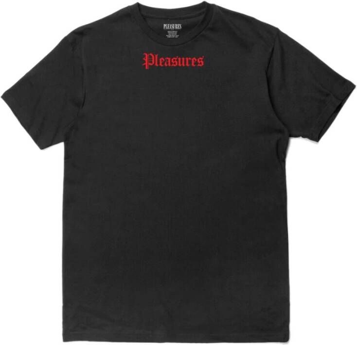 Pleasures T-Shirts Black Heren