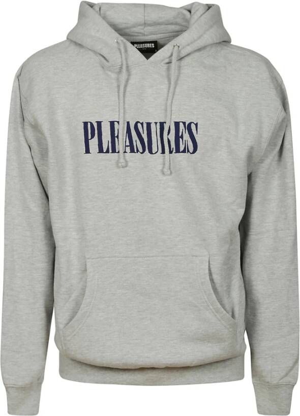 Pleasures Tickle Logo hoodie Grijs Heren