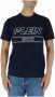 Plein Sport Blauw Katoenen T-Shirt Korte Mouw Ronde Hals Print Blue Heren - Thumbnail 2