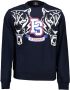Plein Sport Blauw Contrast Sweatshirt Stijlvol Sportief Uiterlijk Blue Heren - Thumbnail 1