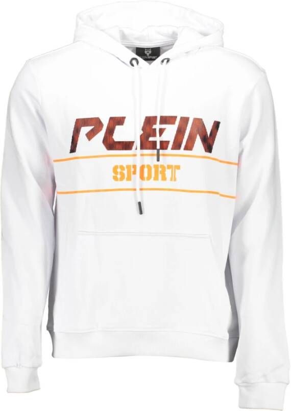 Plein Sport Wit sweatshirt met statement-stijl White Heren