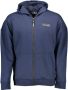 Plein Sport Heren Sweatshirt met Applicaties en Ritssluiting Blue Heren - Thumbnail 3