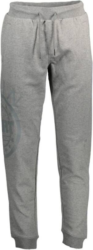 Plein Sport Sportieve Grijze Katoenen Jeans & Broek Gray Heren