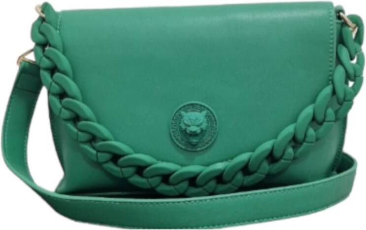 Plein Sport Groene Medium Handtas met Verstelbare Afneembare Schouderriem Groen Dames