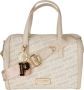 Plein Sport Eco-Leren Crossbody Tas met Logo Print White Dames - Thumbnail 1