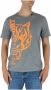 Plein Sport Grijze Print T-shirt voor Heren Gray Heren - Thumbnail 1