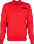Plein Sport Heren Merinowollen Trui Rood Heren - Thumbnail 1