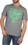 Plein Sport Grijze Katoenen T-Shirt met Contrasterende Details Grijs Heren - Thumbnail 1
