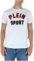 Plein Sport Heren Wit Print T-shirt White Heren - Thumbnail 1