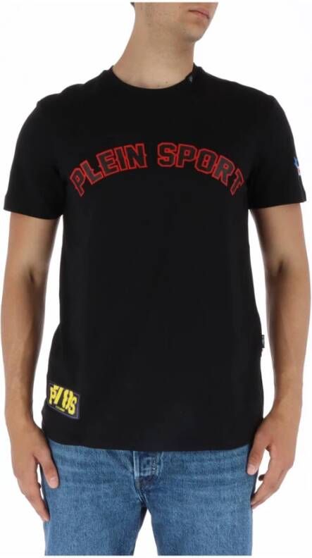 Plein Sport Zwart Print Korte Mouw T-Shirt Black Heren