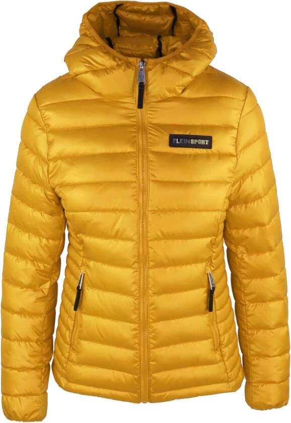 Plein Sport Stijlvolle Jas Mantel Dpps202 Yellow Dames