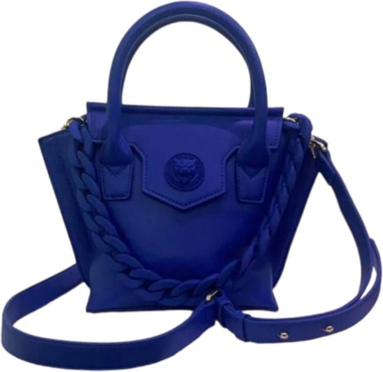 Plein Sport Kleine blauwe handtas met verstelbare afneembare schouderband Blauw Dames