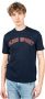 Plein Sport Blauw Katoenen T-Shirt met Korte Mouwen en Print Blue Heren - Thumbnail 1