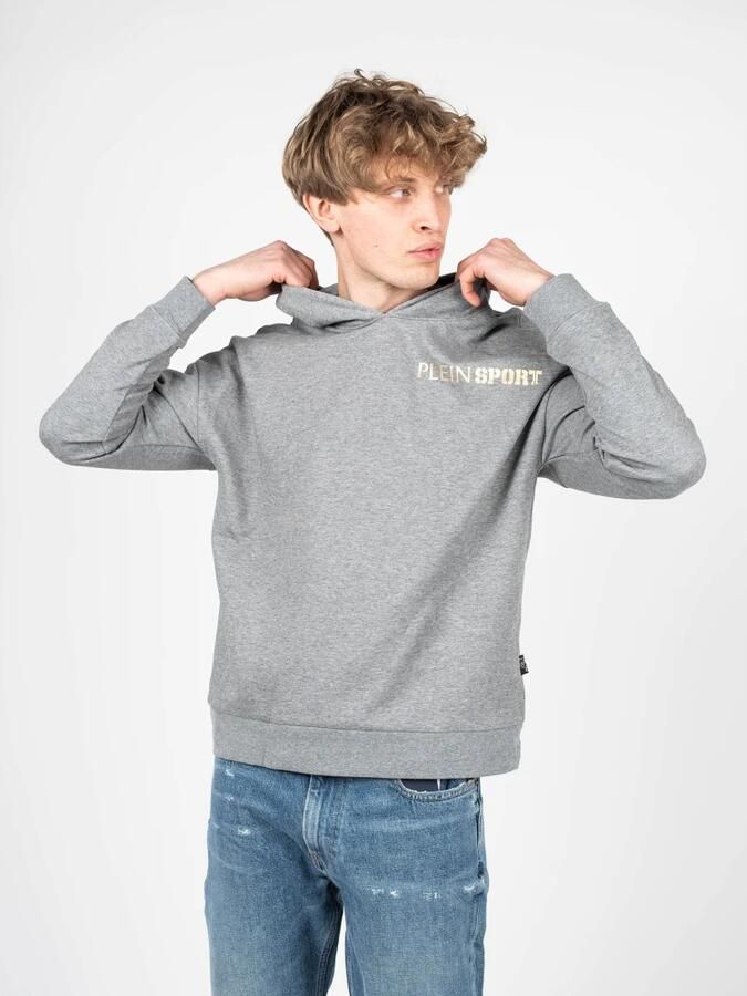 Plein Sport Comfortabele en stijlvolle hoodie voor heren Grijs Heren - Foto 4
