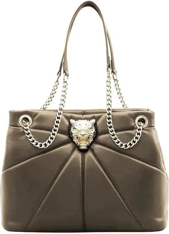 Philipp Plein Sport Handtas Tijger hoofd gewatteerde draagtas PLSP10998