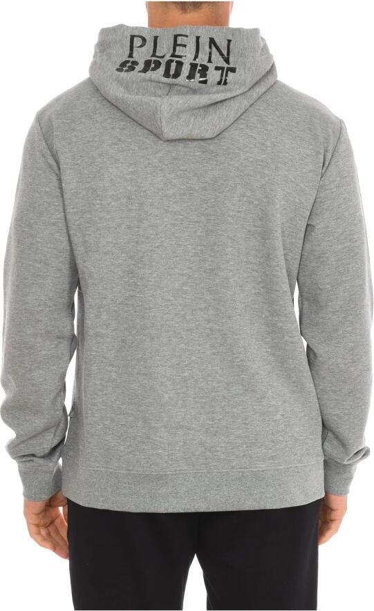 Plein Sport Hoodie met Merkprint Gray Heren - Foto 2