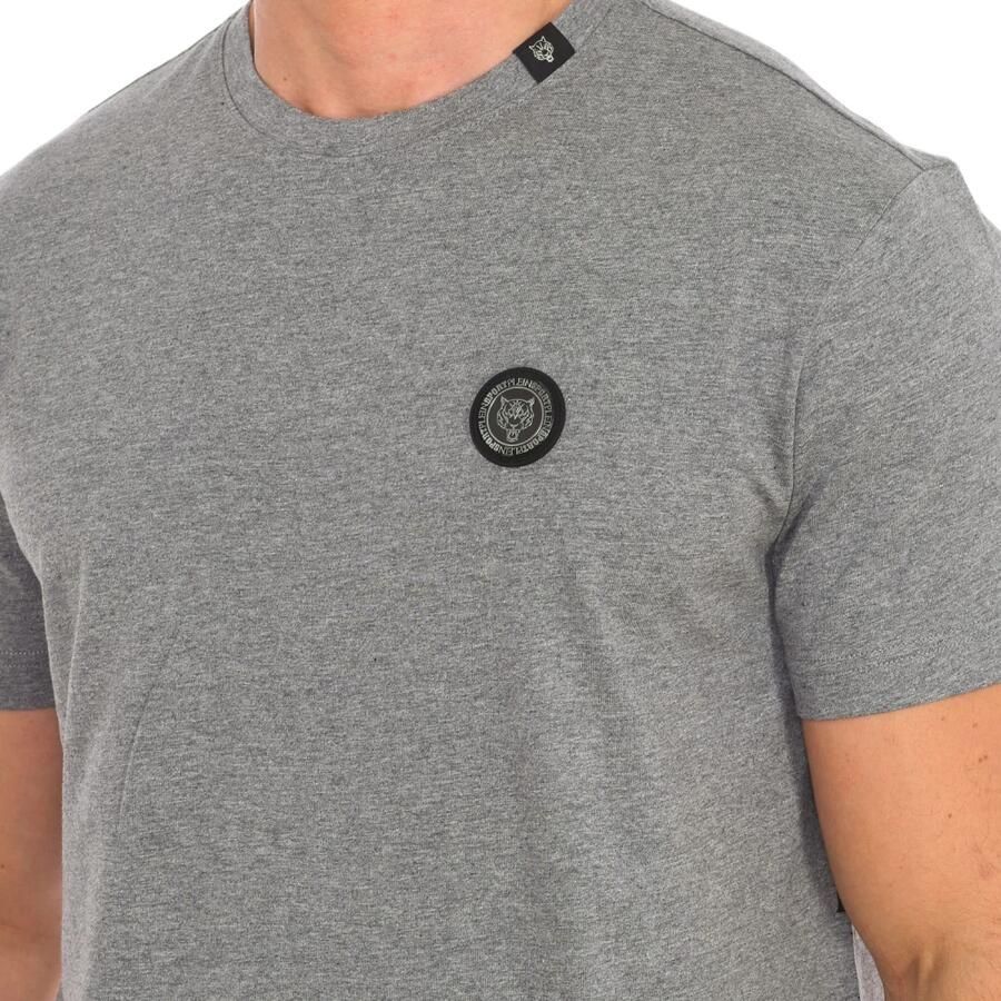 Plein Sport Korte Mouw Ronde Hals Katoenen T-shirt Gray Heren
